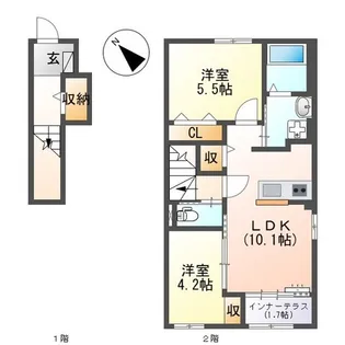 スターテラスひばりが丘【2階】の間取り