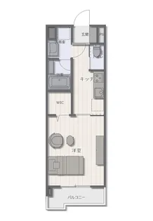 ヴァンベール京町【3階】の間取り