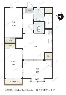 サンガーデン・しみず【2階】の間取り