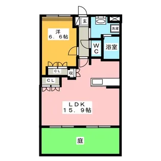 ルミナスハイム A【1階】の間取り