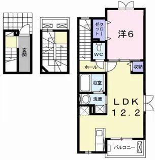 ロジャ アンコラI【3階】の間取り