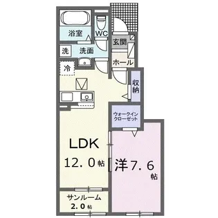 ブリーゼ【1階】の間取り