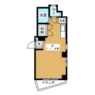 Kハイツ五輪【2階】の間取り
