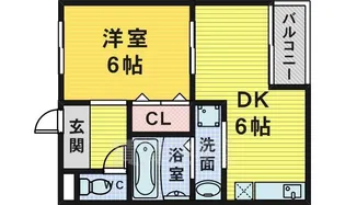アメニティ昭南【3階】の間取り