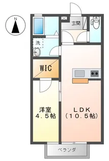 ル・マズルカ I【2階】の間取り