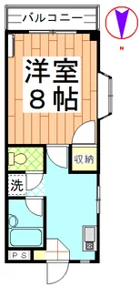 ハイツ菊地【2階】の間取り