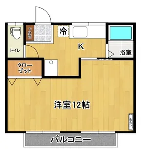 バンダイハイツ島【2階】の間取り