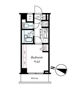 ブライズ中野新橋【3階】の間取り