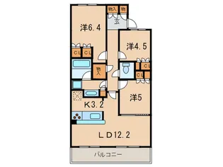 S-FORT横浜青葉台の間取り
