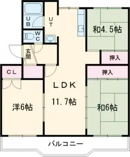 マンションTSU【1階】の間取り
