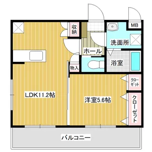 ノア・パシフィック【1階】の間取り