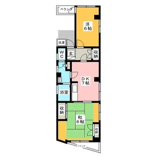 イグレックビル【3階】の間取り