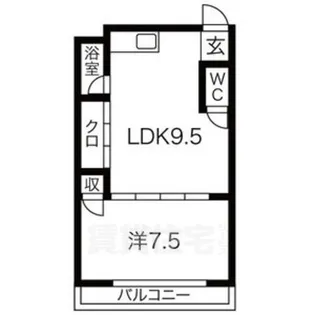 コーポ寿【2階】の間取り