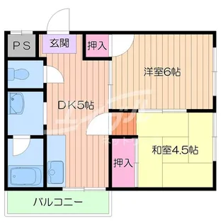 大原マンション【2階】の間取り