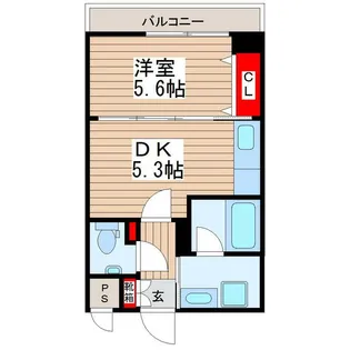 セントラヴェール新小岩【3階】の間取り
