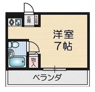 パークサイド野崎【2階】の間取り