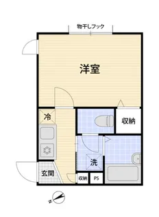 プライム朝日町【1階】の間取り