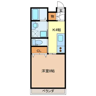 ベルフォーレ西丸之内【1階】の間取り