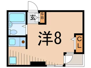 スカ-ラ武蔵小山【2階】の間取り