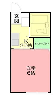 シティハイム ユウワハイムI【2階】の間取り