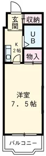 Hills Fujikawa【3階】の間取り