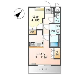 フォレストヴィラ【1階】の間取り