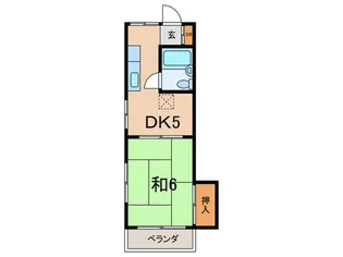 マルタカマンション【4階】の間取り