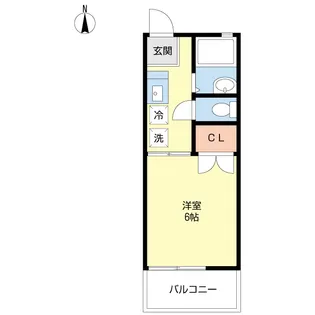 ホワイトキャッスル【2階】の間取り