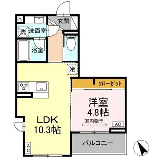 D Bless和田町【2階】の間取り