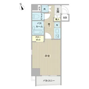 エルミタージュ南阿佐ヶ谷【4階】の間取り