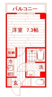 ラ・プラージュII【5階】の間取り