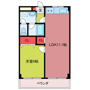 幸陽ビル【2階】の間取り