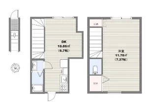 ライブリー学芸大学【2階】の間取り