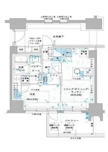 オーパスレジデンス中板橋【2階】の間取り