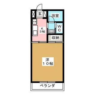 プレジデント穂高【3階】の間取り