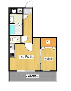 メゾン・ド・レーヴK【1階】の間取り