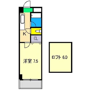 メゾンド レコルテ【5階】の間取り