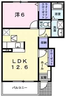 プライム A【1階】の間取り