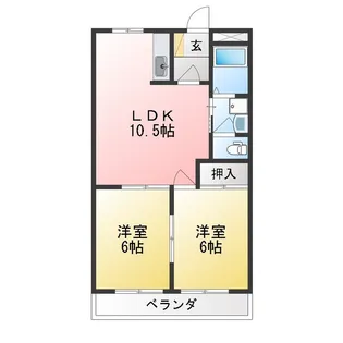 ロイヤルステージ桜橋【1階】の間取り