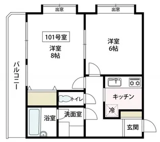 グランシャリオ【1階】の間取り