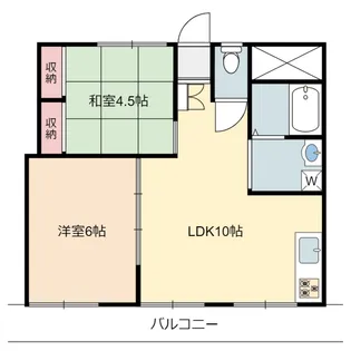 スカイコート湖北台【1階】の間取り
