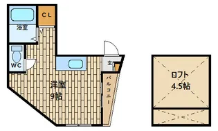 メゾン峰【4階】の間取り