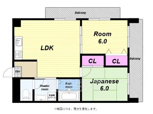 築港武智マンション【4階】の間取り