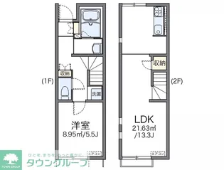 レオネクストボヌールII【1階】の間取り
