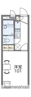 レオパレスみづき【1階】の間取り