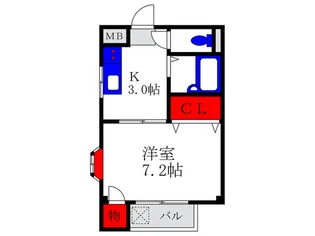 ルミナリエ【3階】の間取り