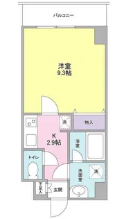 ヒルサイド御茶ノ水【5階】の間取り