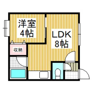ノースアルカディア【2階】の間取り