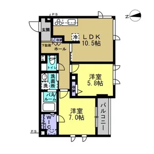 トラストメゾンNK【3階】の間取り