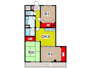 メゾンエビハラ【3階】の間取り